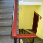 Restaurované zábradlí schodiště