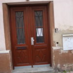 Restaurované vstupní dveře